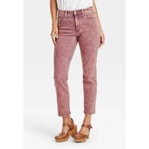 Universal Thread Vintage Straight Stonewashed Mauve Jeans 14/32R